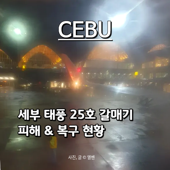  세부 태풍 갈매기 피해 현황 & 비상시 여행 필수품(2025년 11월 기준)