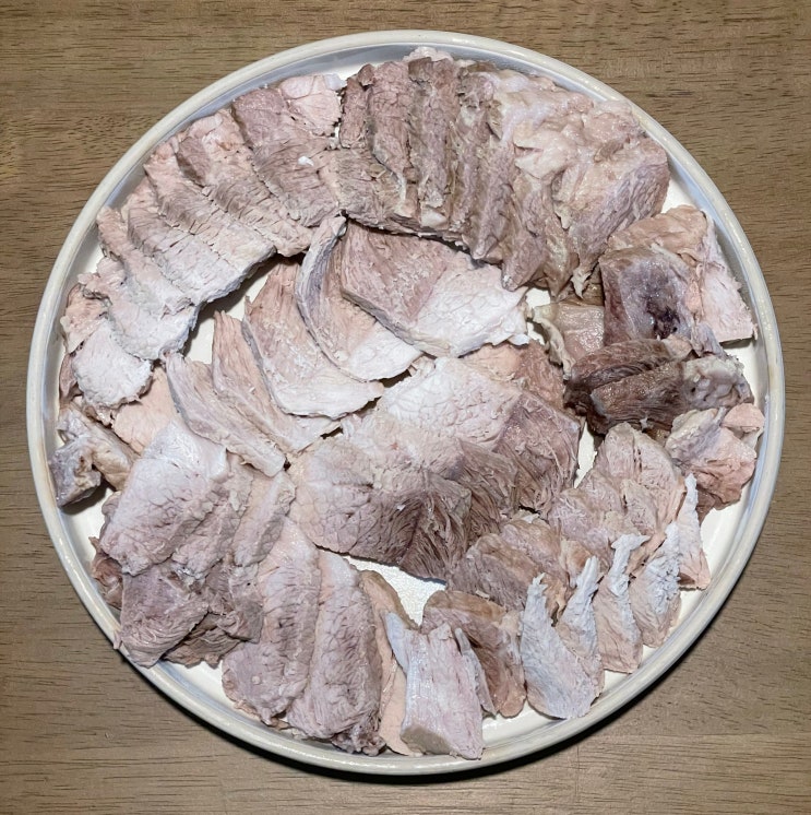  앞다리살 수육 삶는법 초간단레시피