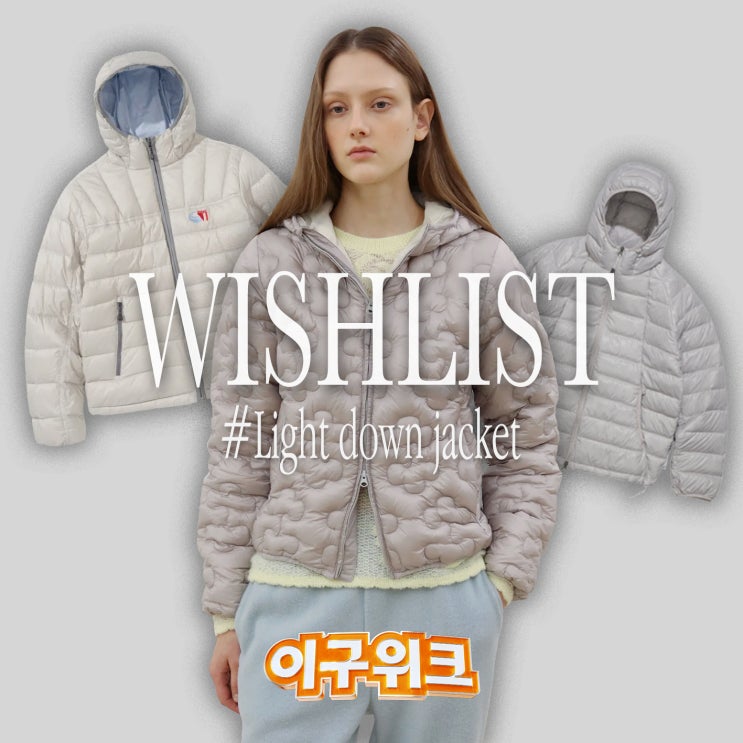  【WISHLIST】 이구위크 경량패딩 위시리스트 담아보니 '이 컬러'가 많네요