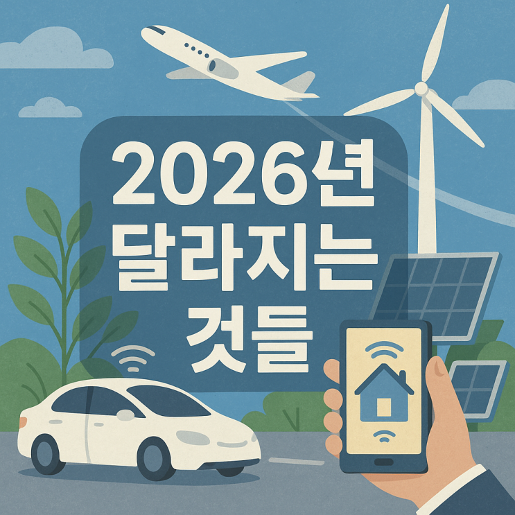  2026년 달라지는 것들, 새해부터 바뀌는 4가지 핵심 정책 (최저임금, 근로장려금, 청약)