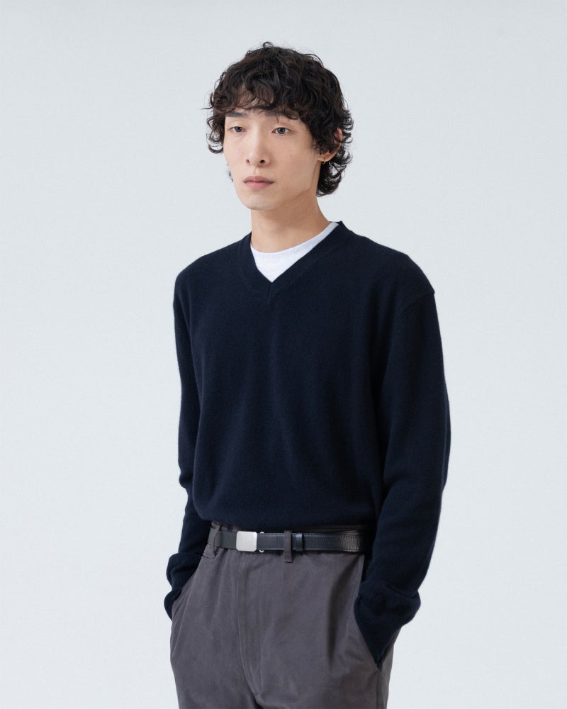 브라운야드 (Brownyard) 엑스트라 슈퍼파인 브이넥 니트 쇼핑 후기 : 브이넥니트 추천