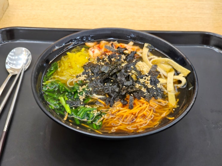  강남역 혼밥 추천! 153구포국수 내돈내산 솔직 후기 (잔치국수 비빔돈가스 매운어묵김밥)