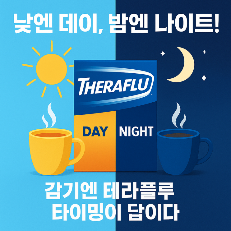  테라플루 데이 vs 나이트, 언제 어떤 걸 먹어야 효과적일까?