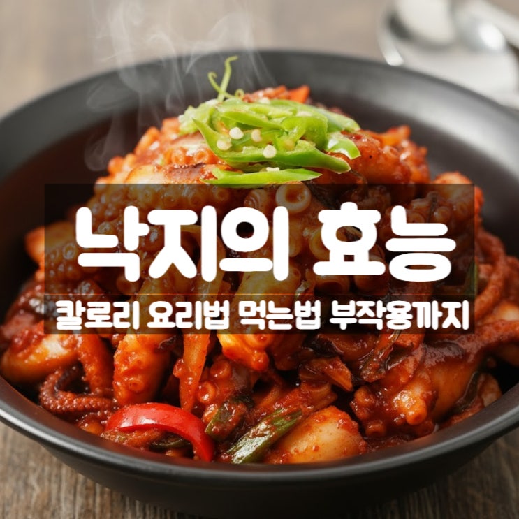  낙지의 효능 부작용 먹는법 – 낙지볶음 젓갈 탕으로 챙기는 환절기 건강