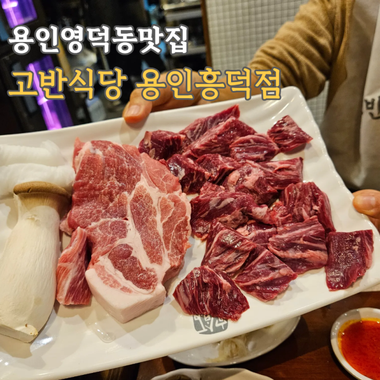  용인영덕동맛집, 가족외식 1순위고반식당 흥덕점
