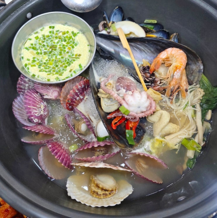  구미 조개전골 맛집 산더미90 인동 신상룸 술집