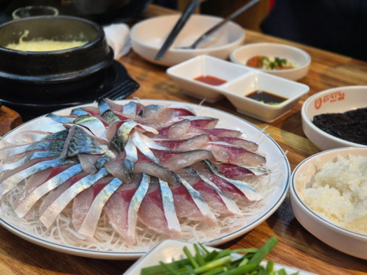  분당 서현 고등어회 맛집 회짱포짱