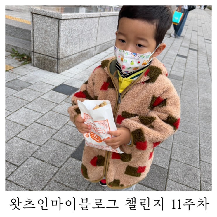  [블챌]왓츠인마이블로그 챌린지 아드님 최애간식 붕어빵