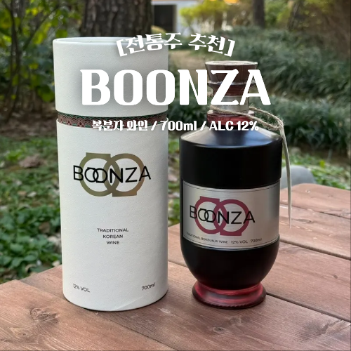  복분자주 추천 분자 BOONZA 최자 맛있게 마신 전통주
