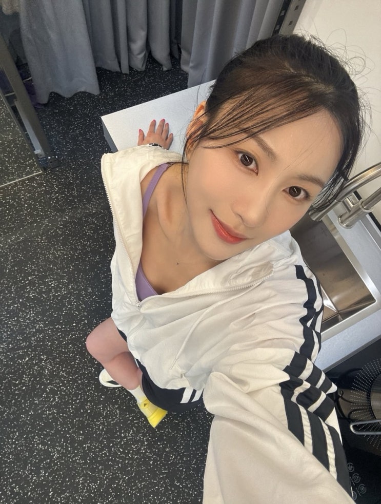  오하영 축구여신 이번엔 러닝이다! 아디다스 애슬레저룩 코디