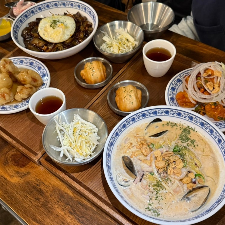 상도역 중국집 맛집 <미식반점 상도점> | 크림짬뽕, 해물볶음짜장