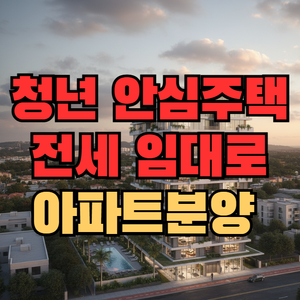  청년 안심주택, 전세 임대로 아파트 분양 자본 만들기
