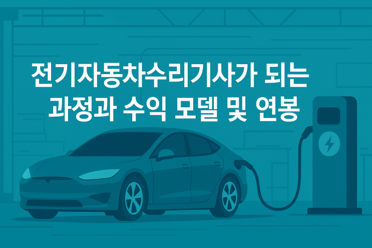  전기자동차수리기사가 되는 과정과 수익 모델 및 연봉