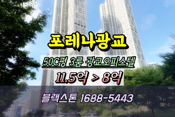  포레나광교 오피스텔 경매 50C평 3룸