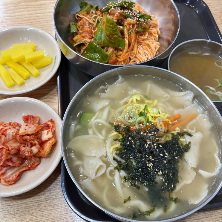  송도 국수 맛집 공릉동원조멸치국수 수제비 비빔국수