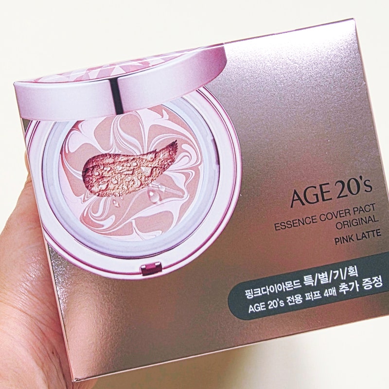 내돈내산 견미리 팩트 에이지투웨니스 에이지20s 팩트 핑크다이아 21호