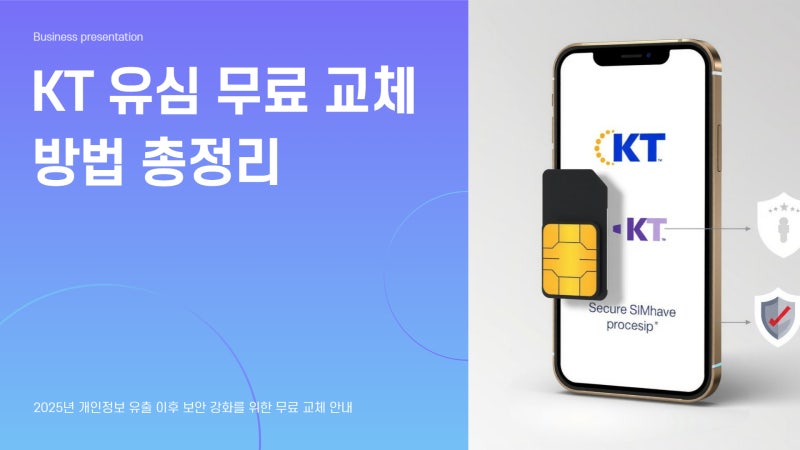 KT 유심 무료 교체 방법｜신청 대상·택배·방문 안내