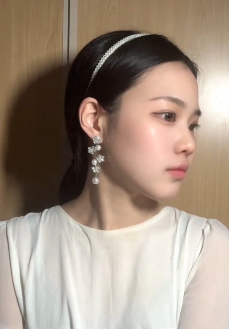  웨딩귀걸이 가성비 웨딩악세사리 함초롬