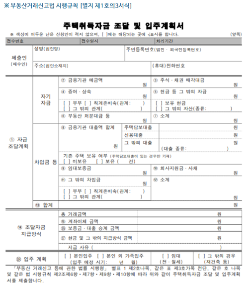  알면 돈 버는 자금조달계획서 작성 기준