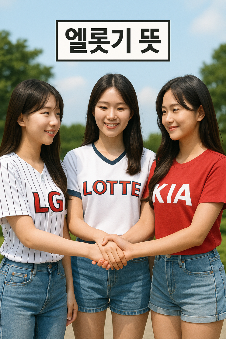  야구 엘롯기 동맹 뜻 : 점점 뜻이 변하고 있음