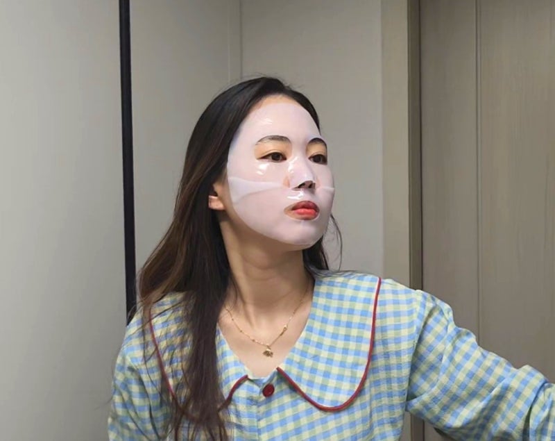 PX 군마트 마스크팩 아비브 콜라겐팩｜가성비 겔 마스크팩 피부 열감 낮추기에 딱