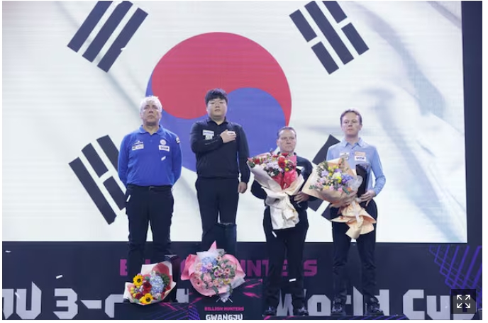 <b>조명우</b>, 2025 광주 세계<b>3쿠션</b>당구<b>월드컵 우승</b>...'세계 랭킹... 