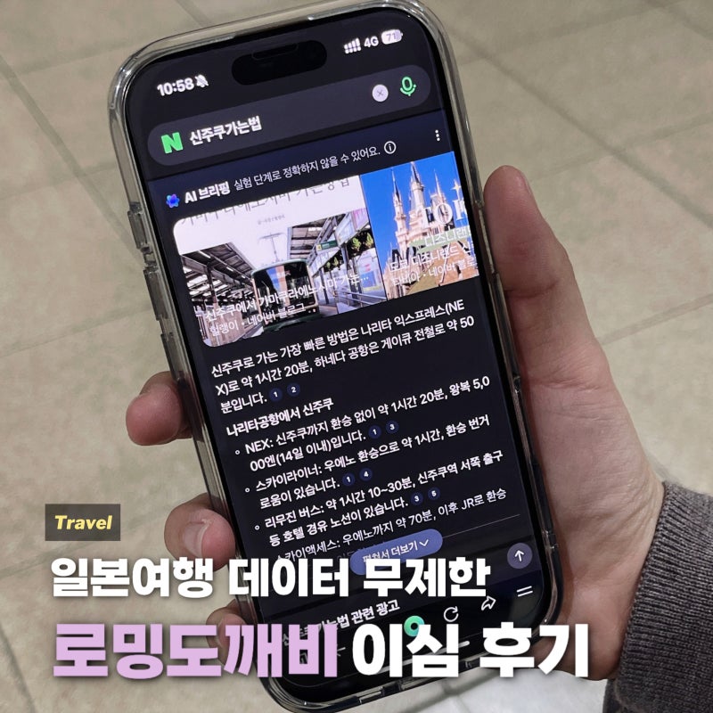 일본 이심 도쿄 eSIM 일본 여행 준비물 로밍도깨비 추천 | 사용법