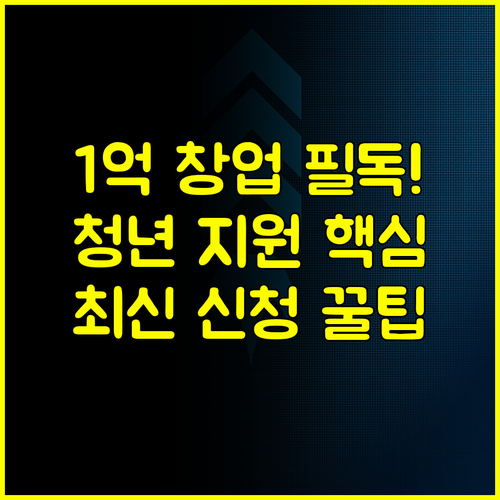 꿈을 현실로 만드는 1억 청년 창업 지원금 최신 신청 절차와 후기 분석