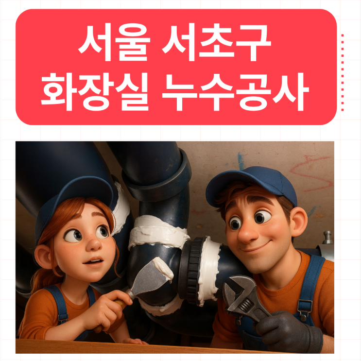  서울 서초구 화장실 누수공사 비용을 줄일수 있는 방법은 없을까?
