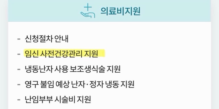  [보건소산전검사 #2] e보건소 임신 사전건강관리 지원 (난소능검사(amh), 자궁,난소 등 초음파, 정액검사)