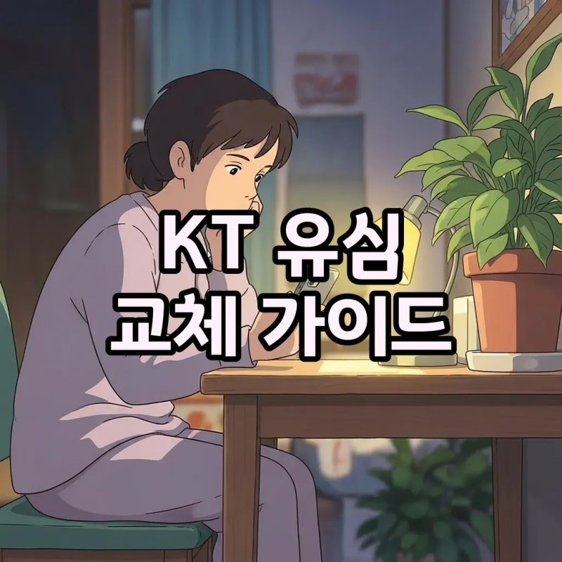 'KT 유심 교체': 무료 대상과 신청 방법으로 안심!