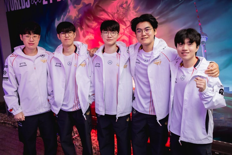 E스포츠 역사상 전무후무한 왕조 - 티원(T1) 3연속 월즈 우승(쓰리핏) 완성(제오페구케 전 라인 역체 등극)