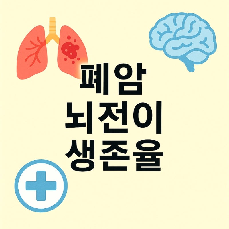 폐암 뇌전이 4기 생존율 완치 가능할까요?