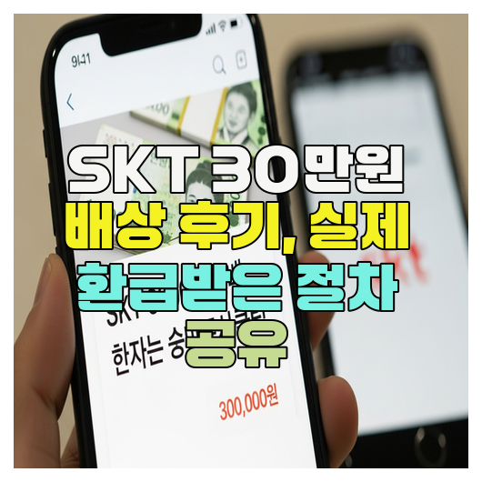  SKT 30만원 배상 후기, 실제 환급받은 절차 공유
