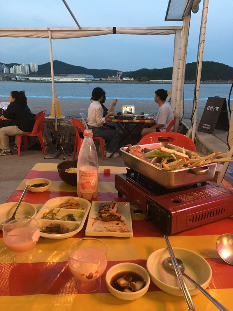 부산대대포맛집.다대포할매집.바다보며 낭만적시기˖₊