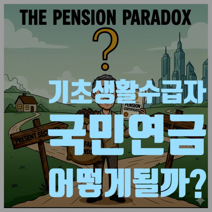  기초생활수급자, 국민연금 딜레마 총정리 (2025년 소득인정액 계산법, 추후납부 전략, 기초연금 감액 문제) A to Z