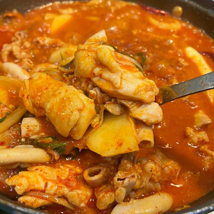  인천 송도 곱창맛집 조우곱도리탕 알곱도리탕 찐맛
