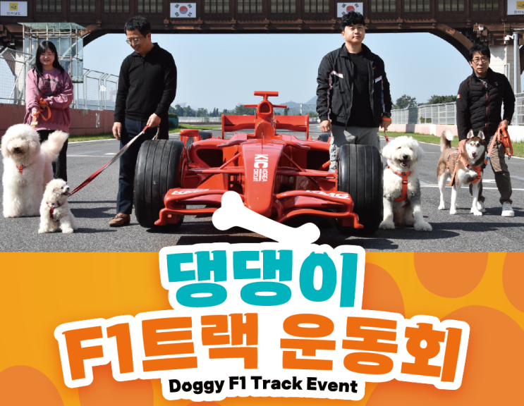  남도 국제자동차경주장, 15일 댕댕이 F1 마라톤 개최 (참가 자격, 프로그램 안내)