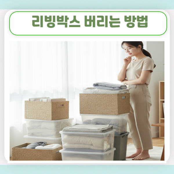 리빙박스 버리는법 재질별 무료 처리 방법 알려드려요