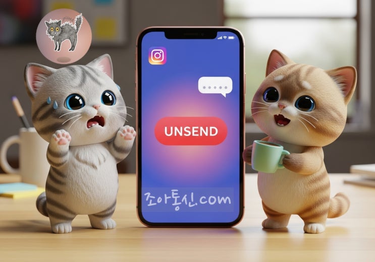  인스타 디엠 전송취소 방법 간단정리