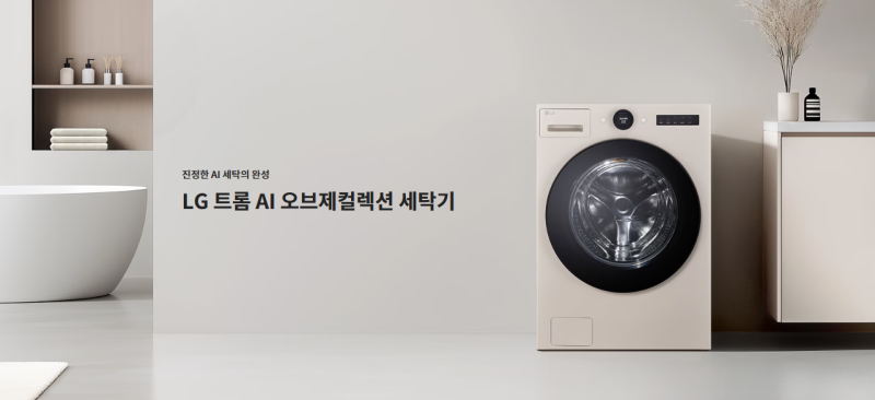 LG 트롬 AI 오브제컬렉션 드럼세탁기(FX25TF)