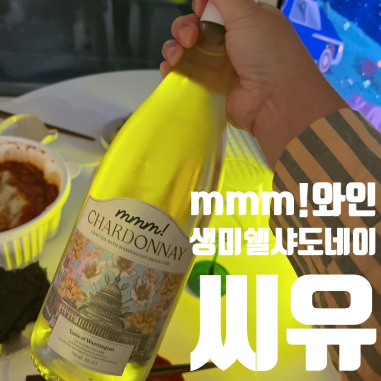  신상 음와인 리뷰CU 신상 와인 ‘음mmm! 생 미쉘 샤도네이’ 솔직 후기