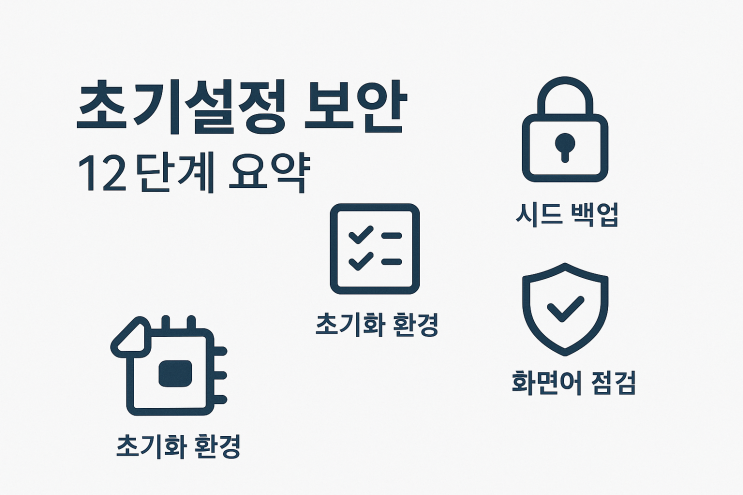  하드웨어지갑 초기설정 보안 체크리스트 시드·패스프레이즈 안전 설정법