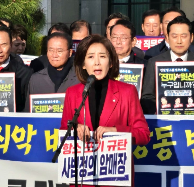 나경원 “<b>내란</b>청산<b>TF</b>는 칼춤”…이재명 대통령·<b>김민석</b> 총리... 