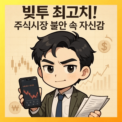  빚투 사상 최대치, 신용융자와 반대매매가 만든 불안한 자신감