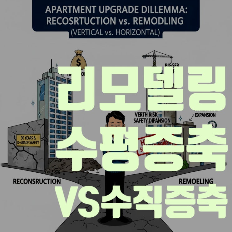  리모델링 수직 증축(환급금) vs 수평 증축(빠른 속도), 2025년 기준 장단점과 예상 분담금 차이 총정리
