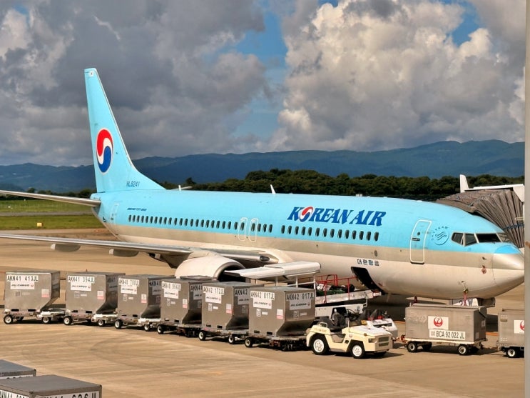  나가사키 여행 항공권 대한항공 직항 KE796 공항에서 시내 버스 공항 면세점