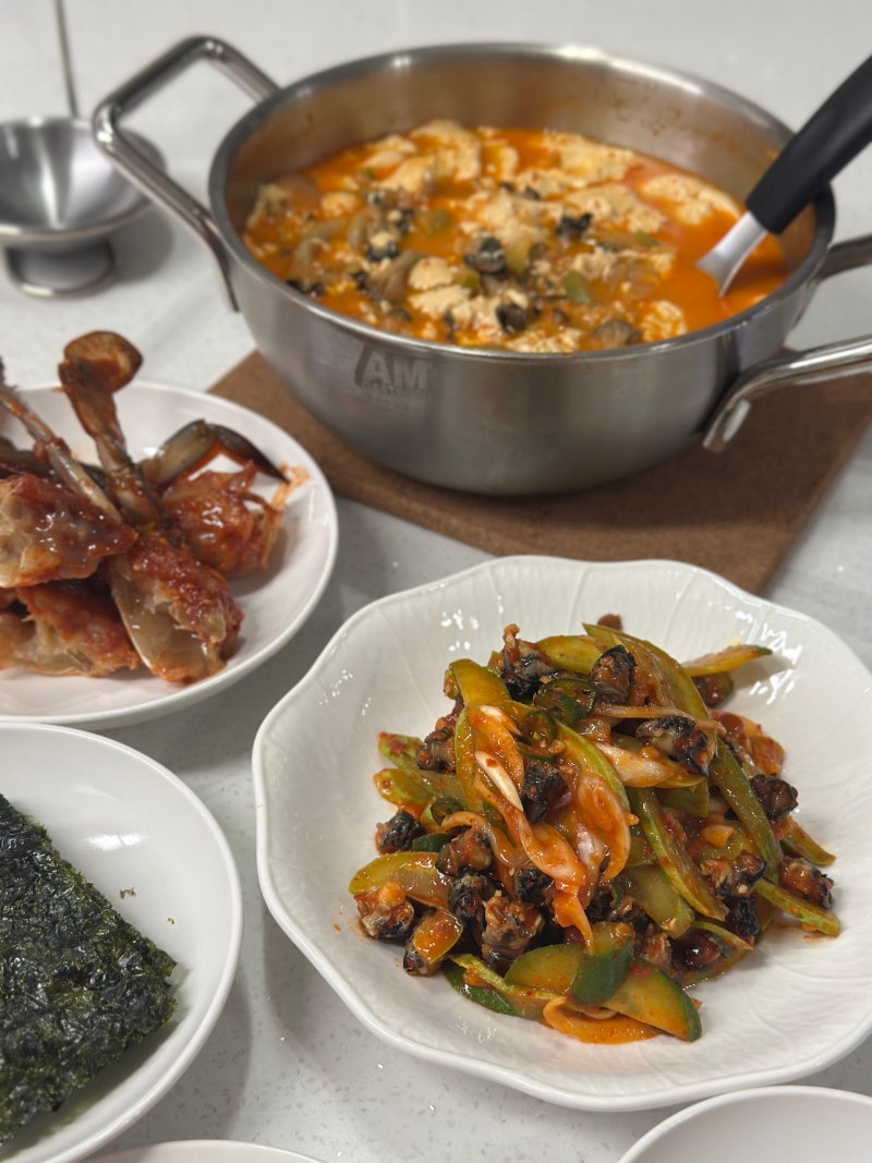 코스트코 우렁살 활용, 우렁된장찌개 & 우렁무침 레시피