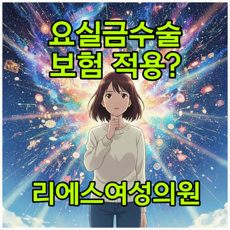 TOT 요실금수술 실비 보험 적용 되나요? 총정리