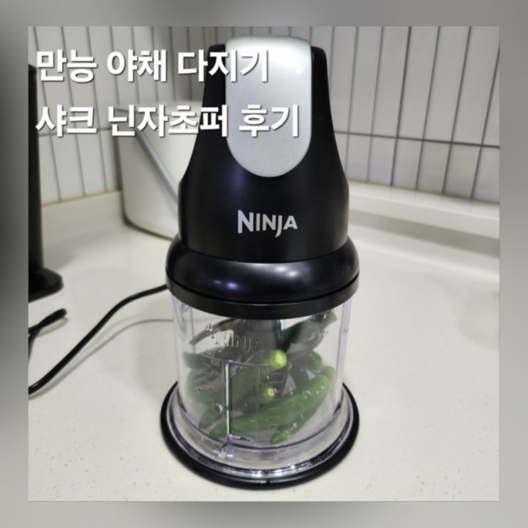  샤크 닌자초퍼 이유식 만능다지기 1년 넘게 사용 후기 세척방법 장단점 추천 내돈내산
